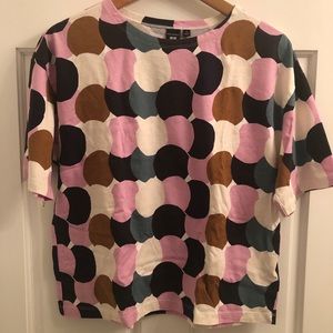 Marimekko Uniqlo Dot Top S